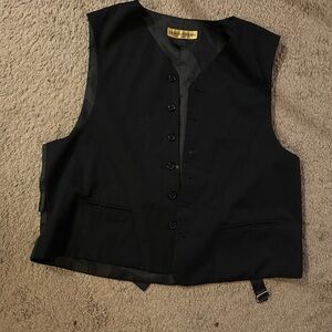 Giorgio Ferraro Elegant Black Vest size R44